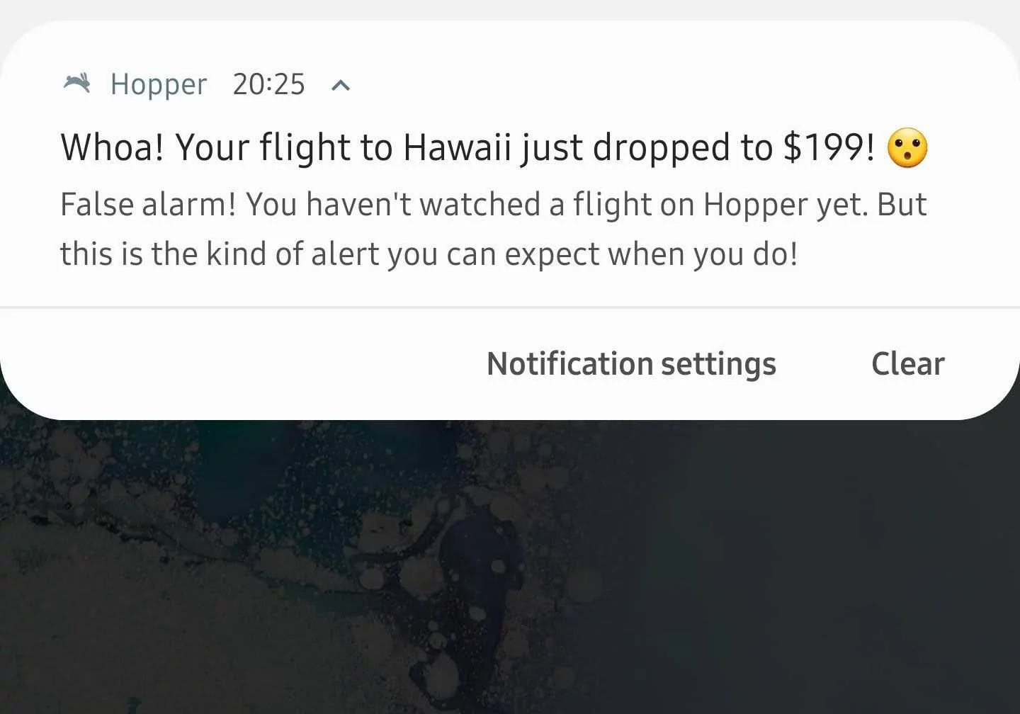 humor in mobile push notification hopper